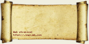 Mia Stjepanović vizit kartica